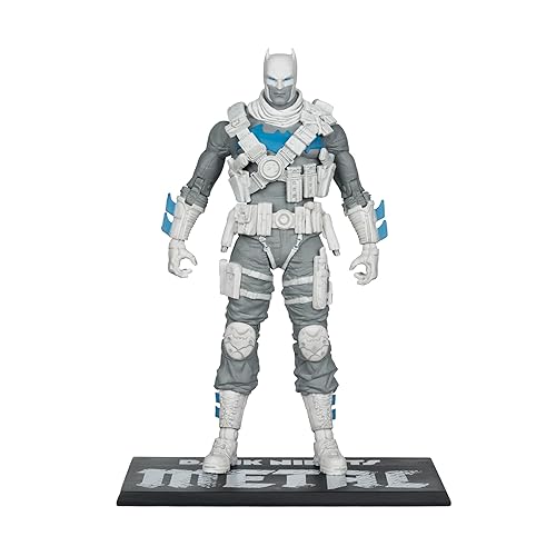 McFarlane Toys DC The Grim Knight Black and White Figure with Accent Gold Label, 7-Inch