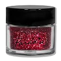 Mehron Makeup Paradise Glitter FX | Professional Shimmering Loose Glitter for Makeup & Art .25 oz (7 g) (RED)