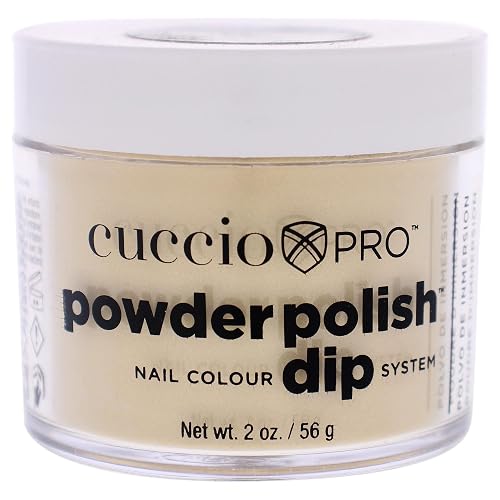 Cuccio Colour Powder Nail Polish, Metallic Lemon Gold, 2 Ounce Beauty & Personal Care Cuccio