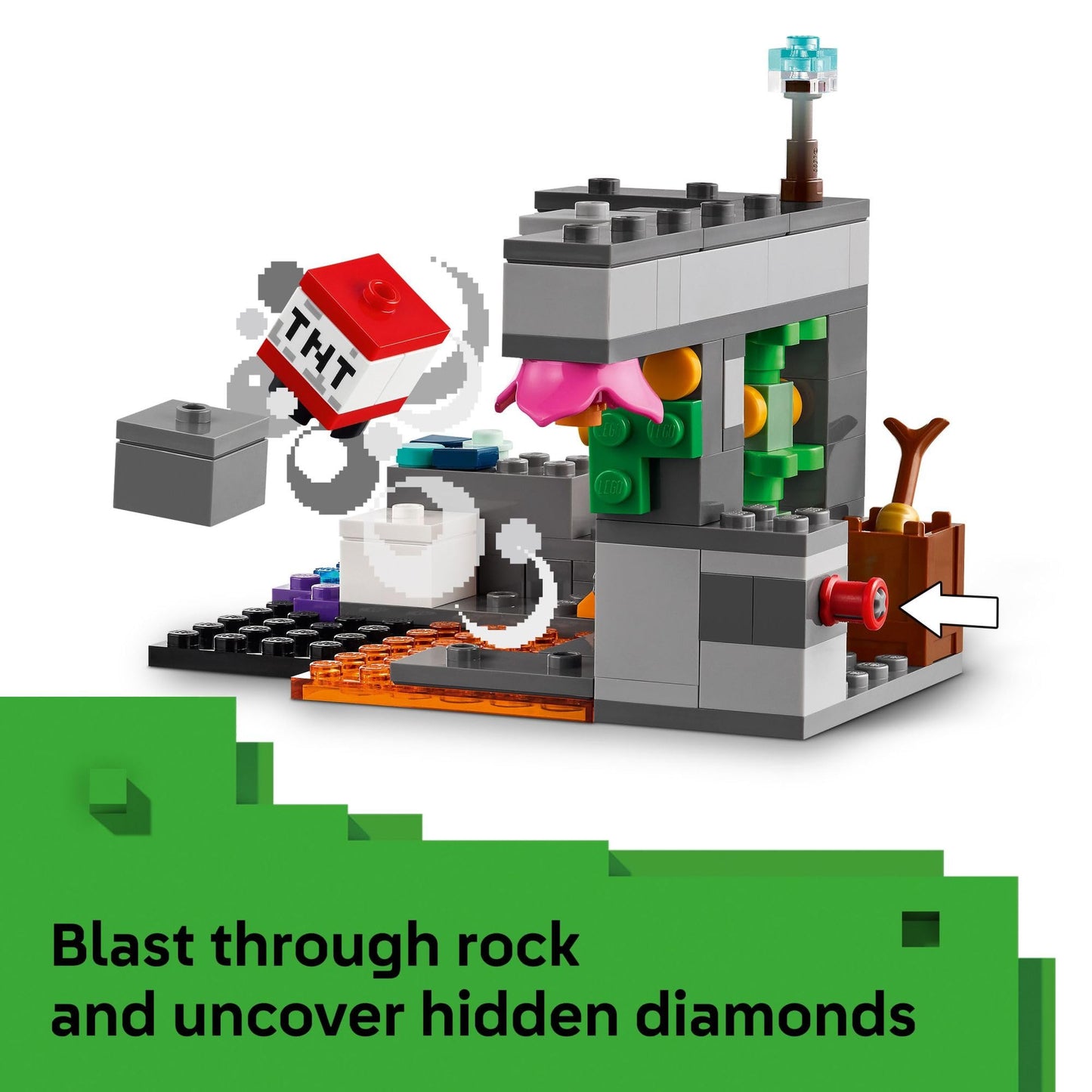 LEGO Minecraft The Warden Encounter Building Set with Silent Ranger Minifigure, Collectible Toy for Kids Ages 7+, Great Gift for Gamers, 21274