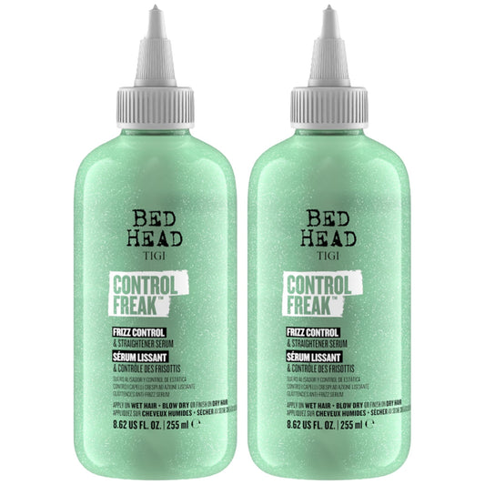 TIGI Bed Head Frizz Control & Straightener Serum, Control Freak 2-Pack - Hair Serum for Soft, Frizz-Free Hair, Pineapple Fragrance, 8.62 Oz Ea Beauty & Personal Care Bed Head