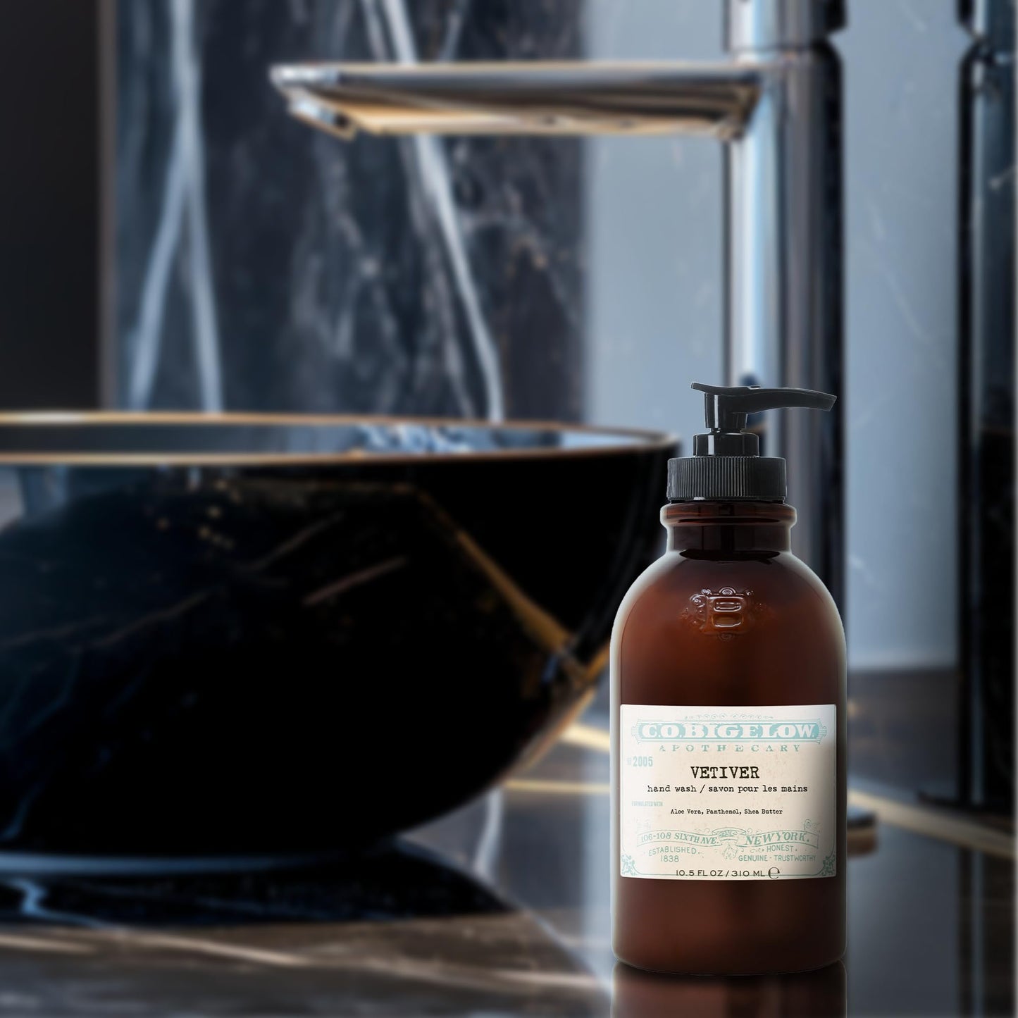 C.O. Bigelow Iconic Collection Vetiver Hand Wash, Scented Hand Soap with Aloe Vera and Shea Butter, 10.5 fl oz Beauty & Personal Care C. O. Bigelow