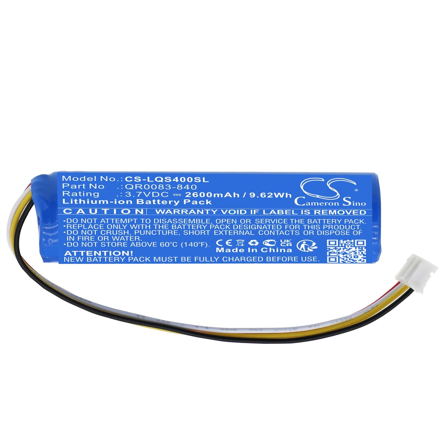 Cameron Sino New 2600mAh Replacement Battery for IQ Panel 4, IQ Panel 4 PowerG, IQP4001, IQP4002, IQP4002BLK, IQP4003, IQP4003BLK, IQP4004 Beauty and Personal Care Cameron Sino