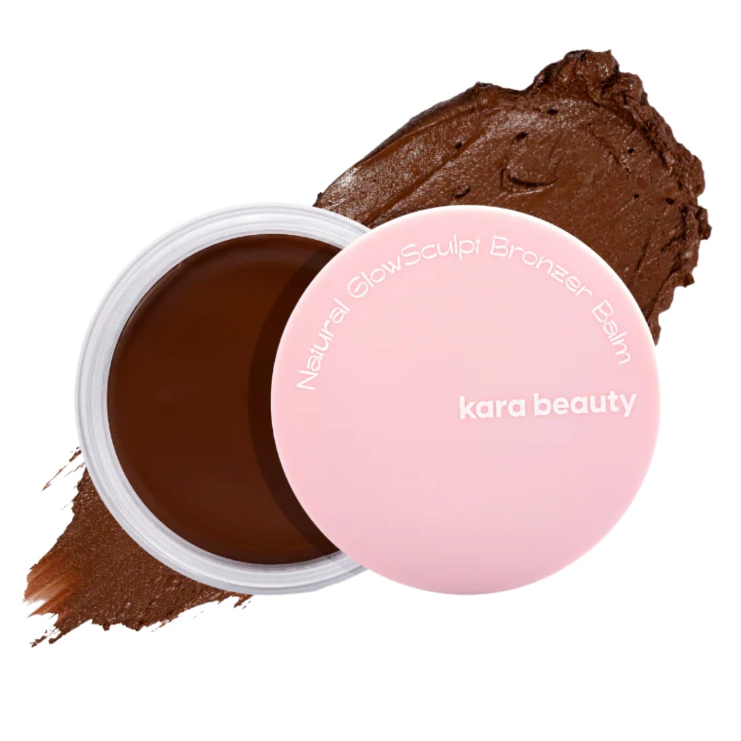 Kara Beauty Natural Glow Sculpt Bronzer Balm with Creamy Buildable Coverage, Hydrating Face Balm with Vitamin E, Lightweight Cream Bronzer for Natural