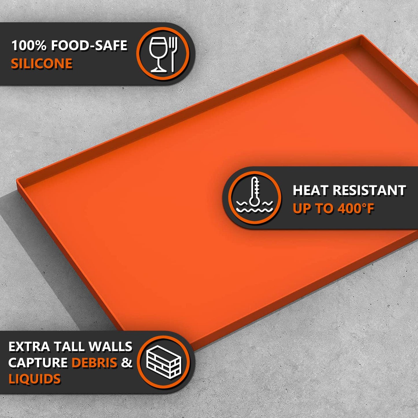 36" Silicone Griddle Mat for Blackstone – Heavy-Duty Food-Grade Cover, Protects Griddle from Dirt & Rust Year-Round