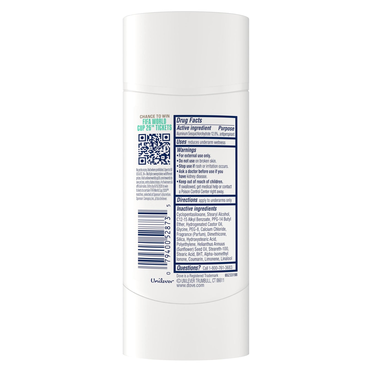 Dove Clinical + Care Antiperspirant Deodorant Stick for Women - Palo Santo & Sage Scent, 72H Sweat & Odor Protection, FIFA World Cup Limited Edition Beauty and Personal Care Dove