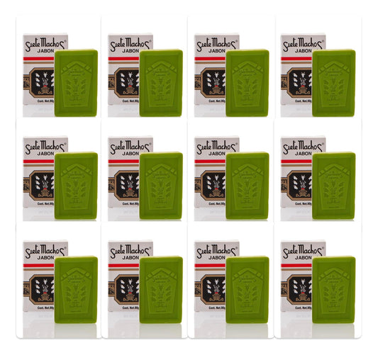 Siete Machos URANIA Soap - Jabon Siete Machos 3.17 oz. / 90g (12 Pack) Beauty & Personal Care Siete Machos URANIA