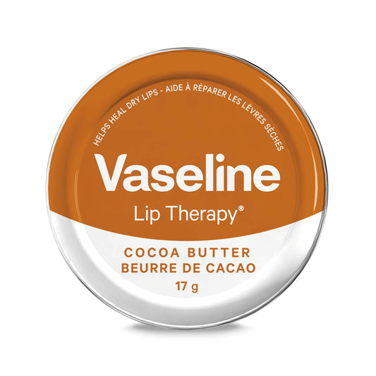 Vaseline Lip Therapy Lip Balm Tin, Cocoa Butter, 0.6 oz Beauty and Personal Care Vaseline