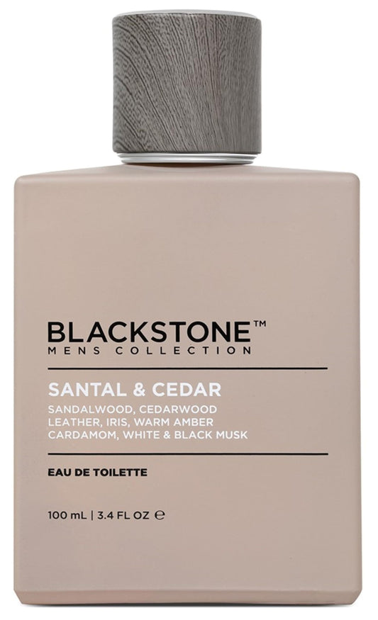 Blackstone Mens Collection Eau de Toilette - Santal & Cedar, | Men’s Fragrance, Warm (3.4 Fl Oz) Men's Grooming 100ml Santal & Cedar Toilette Beauty & Personal Care Blackstone