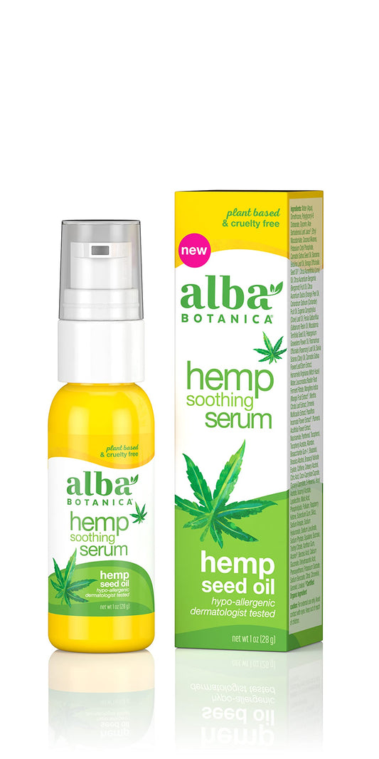 Alba Botanica Hemp Soothing Serum, 1 oz Beauty & Personal Care Alba Botanica
