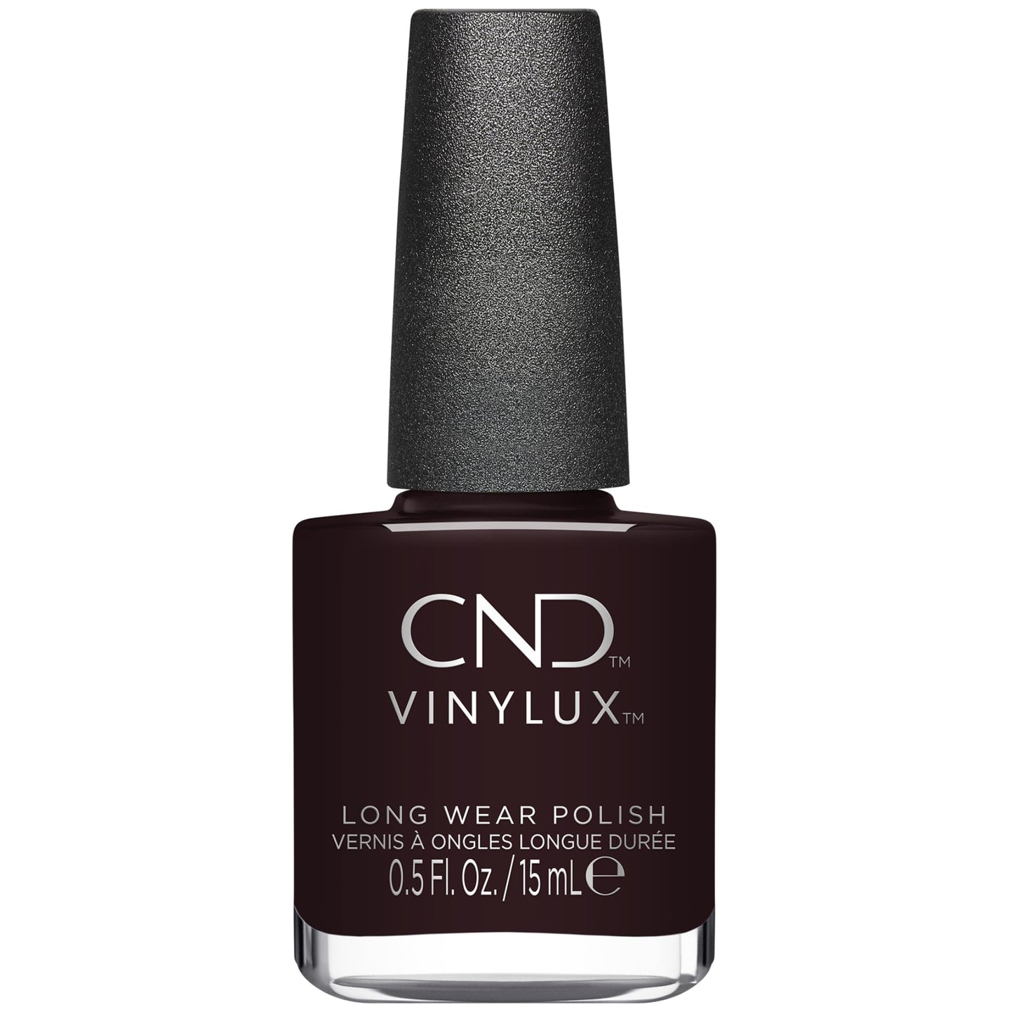 CND Vinylux Longwear Purple Nail Polish, Gel-like Shine & Chip Resistant Color, Dark Dahlia, 0.5 fl. oz