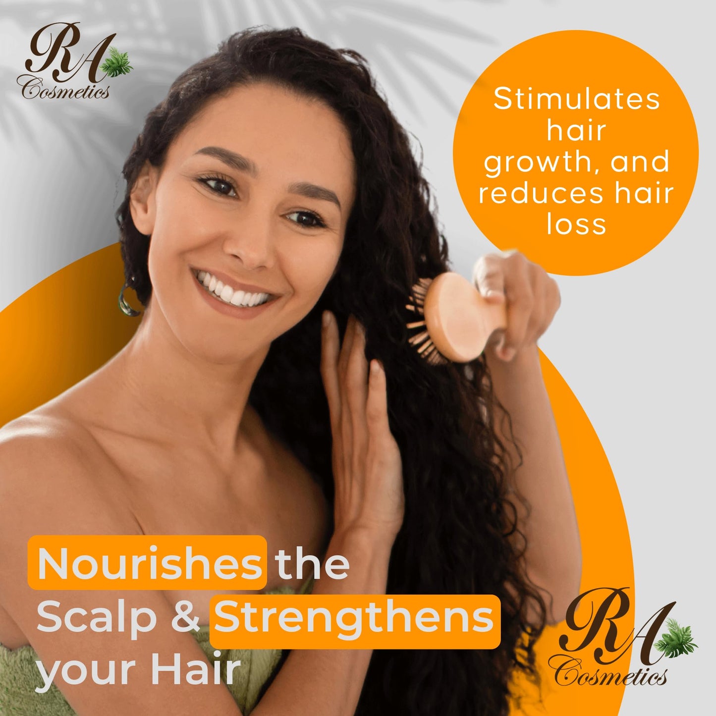 RA COSMETICS 100% Natural Unrefined Batana Hair Oil for Healthy Hair, 16 oz | Dr Sebi Batana Oil Hair Moisturizer for Damaged Hair Repair