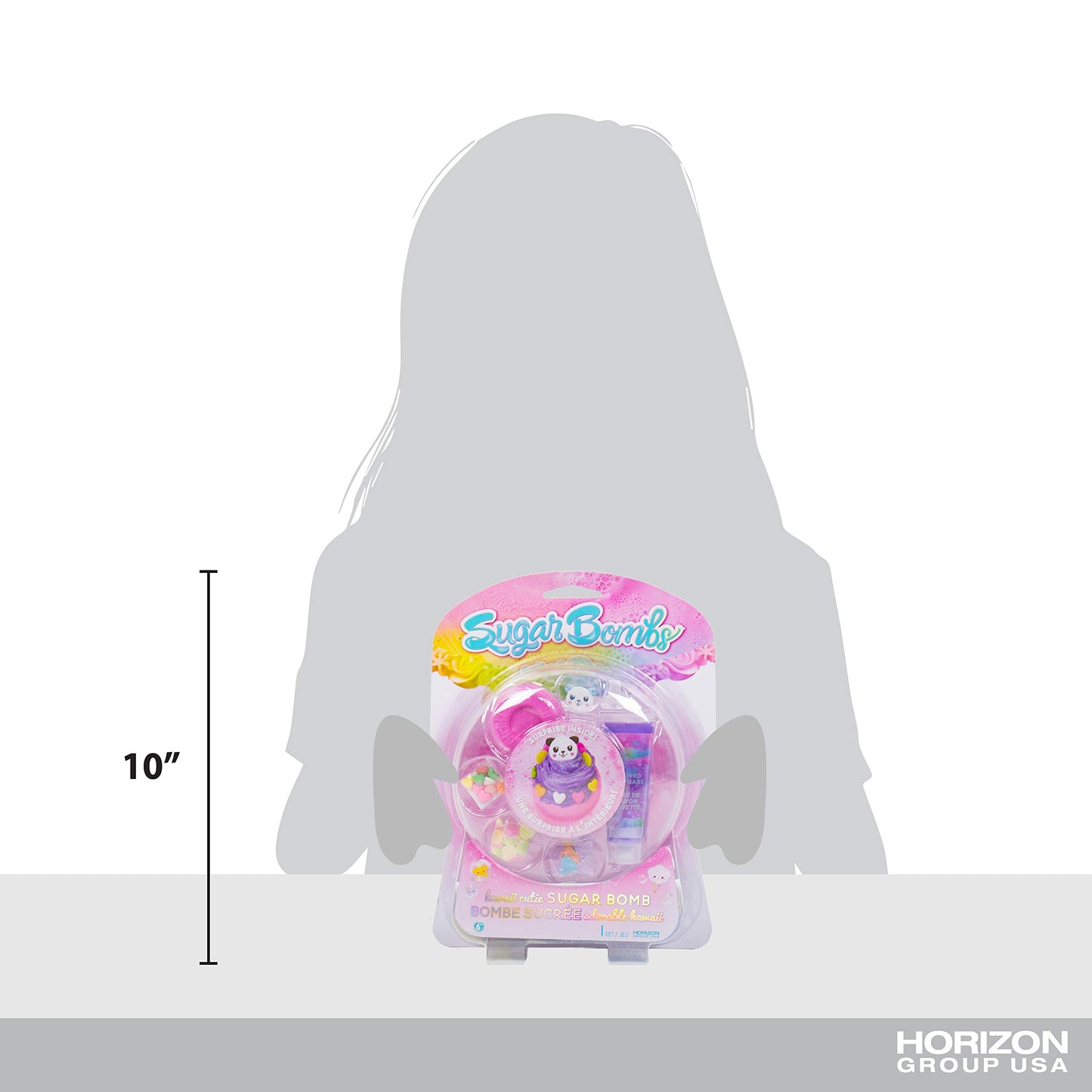 Sugar Bombs by Horizon Group USA, Design & Decorate Your Own Kawaii Themed Fizzing Bomb. Fizz in Bowl to Revel Hidden Surprise Gift. Embellish…