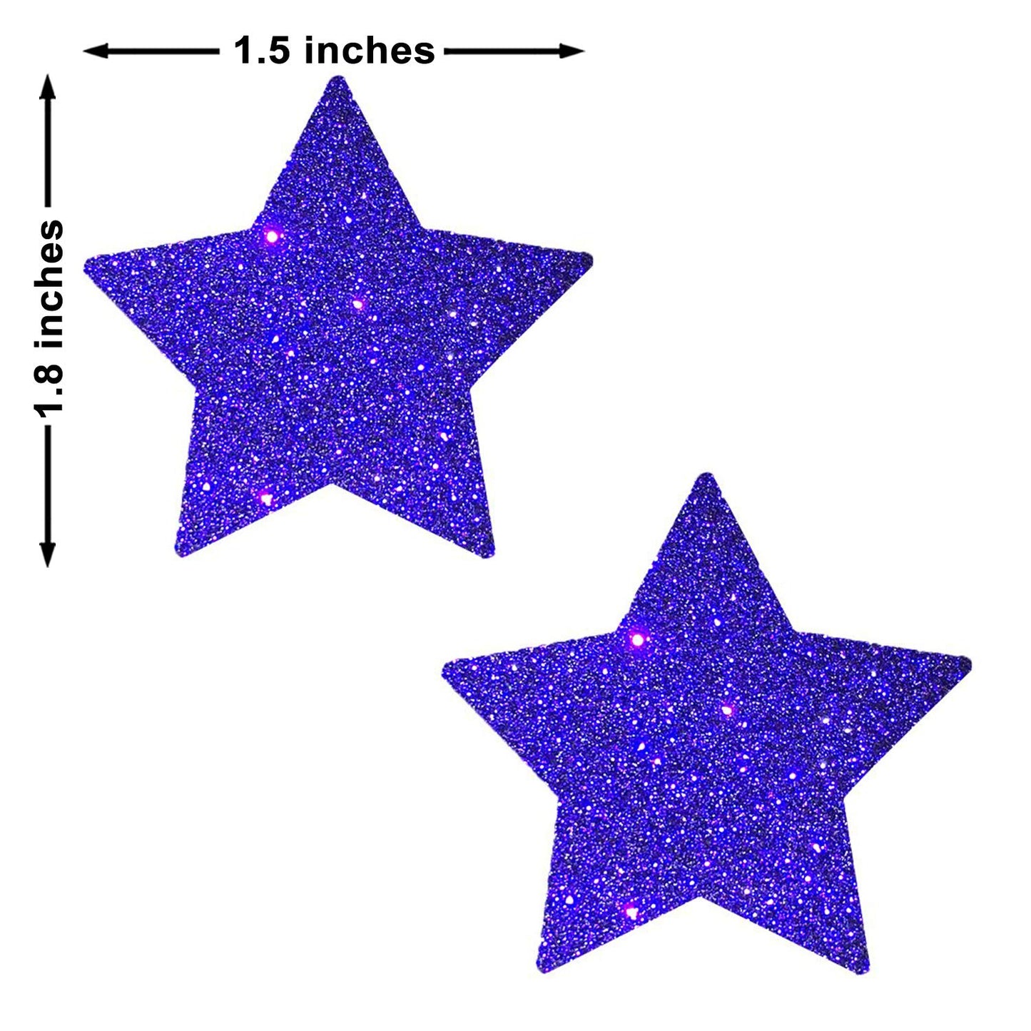 Neva Nude Purple Rain Glitter Starry Nights Bodistix - Glitter Body Stickers for Festivals, Raves, & Parties | Medical Grade Adhesive, Waterproof
