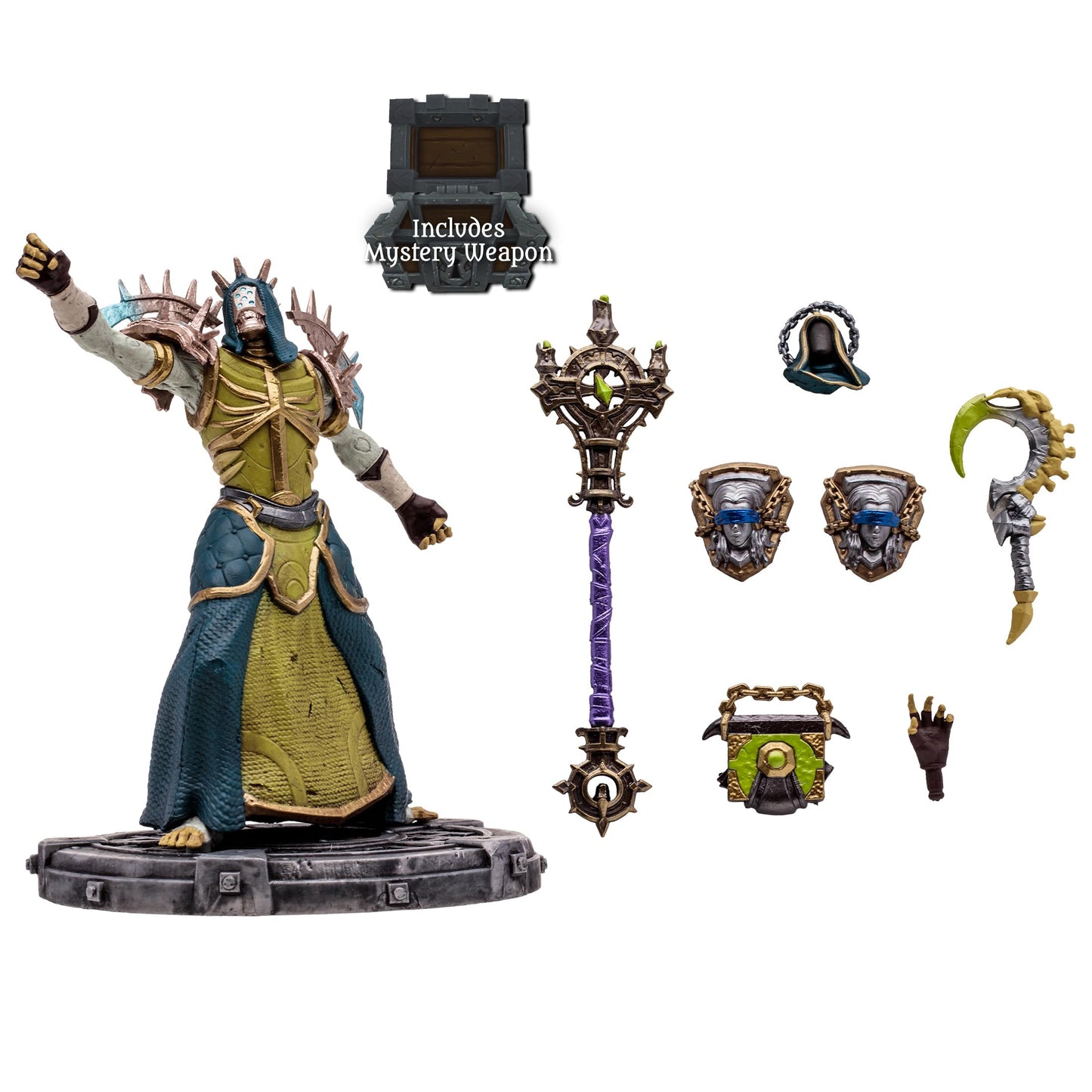 McFarlane Toys - World of Warcraft Undead: Priest/Warlock (Common) 1:12 Scale Posed Figure