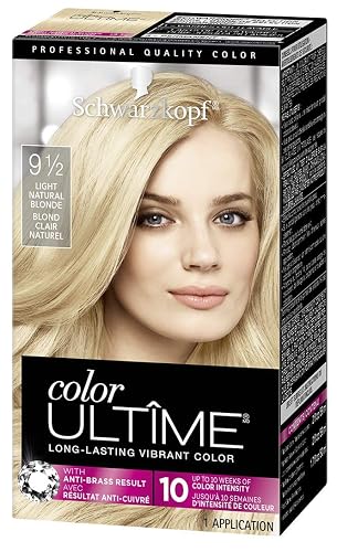 Schwarzkopf Ultime Hair Color Cream, Light Natural Blonde, 9.5, 2.03 Ounces