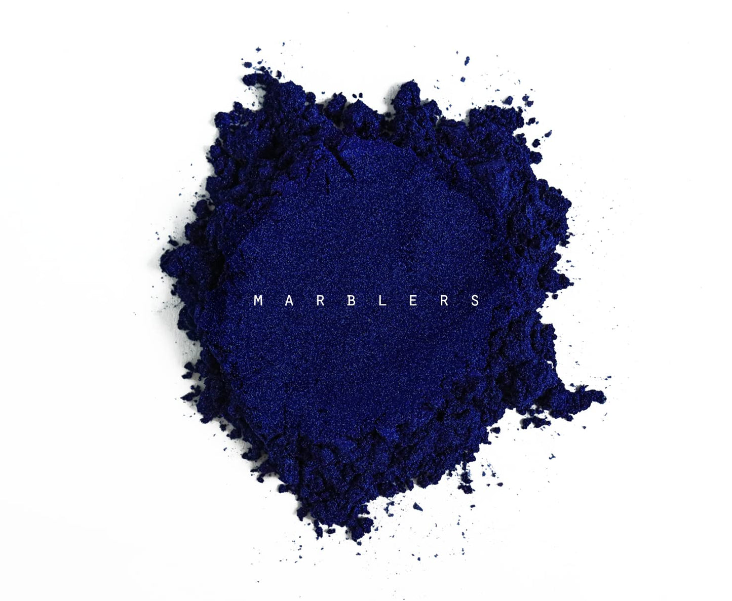 MARBLERS Fine Synthetic Mica Powder [Dark Sapphire] 0.11oz (3g) | Highly Pigmented | Non-Toxic, Vegan, Cruelty-Free | Lip Gloss, Lipstick, Bath Bomb