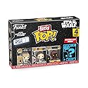 Funko Bitty POP! Star Wars - Luke, 4-Pack - Luke Skywalker, OBI-Wan Kenobi, Jawa and A Surprise Mystery Mini Figure - 0.9 Inch (2.2 Cm) Collectable…