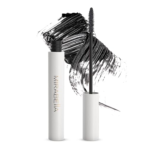 Mirabella Lasting Lash Black Waterproof Mascara, Smear and Smudge-Proof & Adds Volume, Length, & Curl for Eyelashes, Thickening, Lengthening,