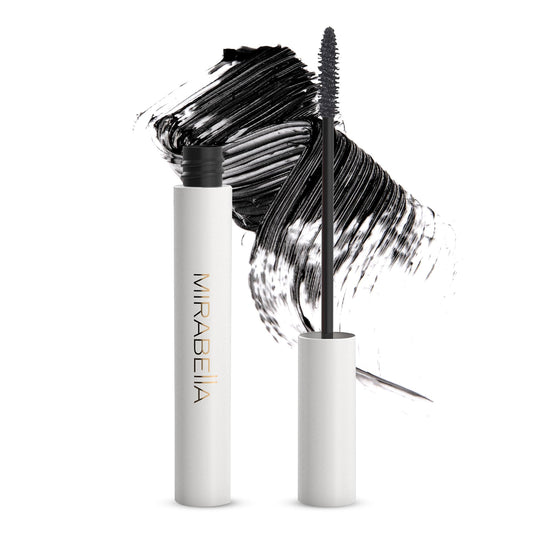 Mirabella Lasting Lash Black Waterproof Mascara, Smear and Smudge-Proof & Adds Volume, Length, & Curl for Eyelashes, Thickening, Lengthening,