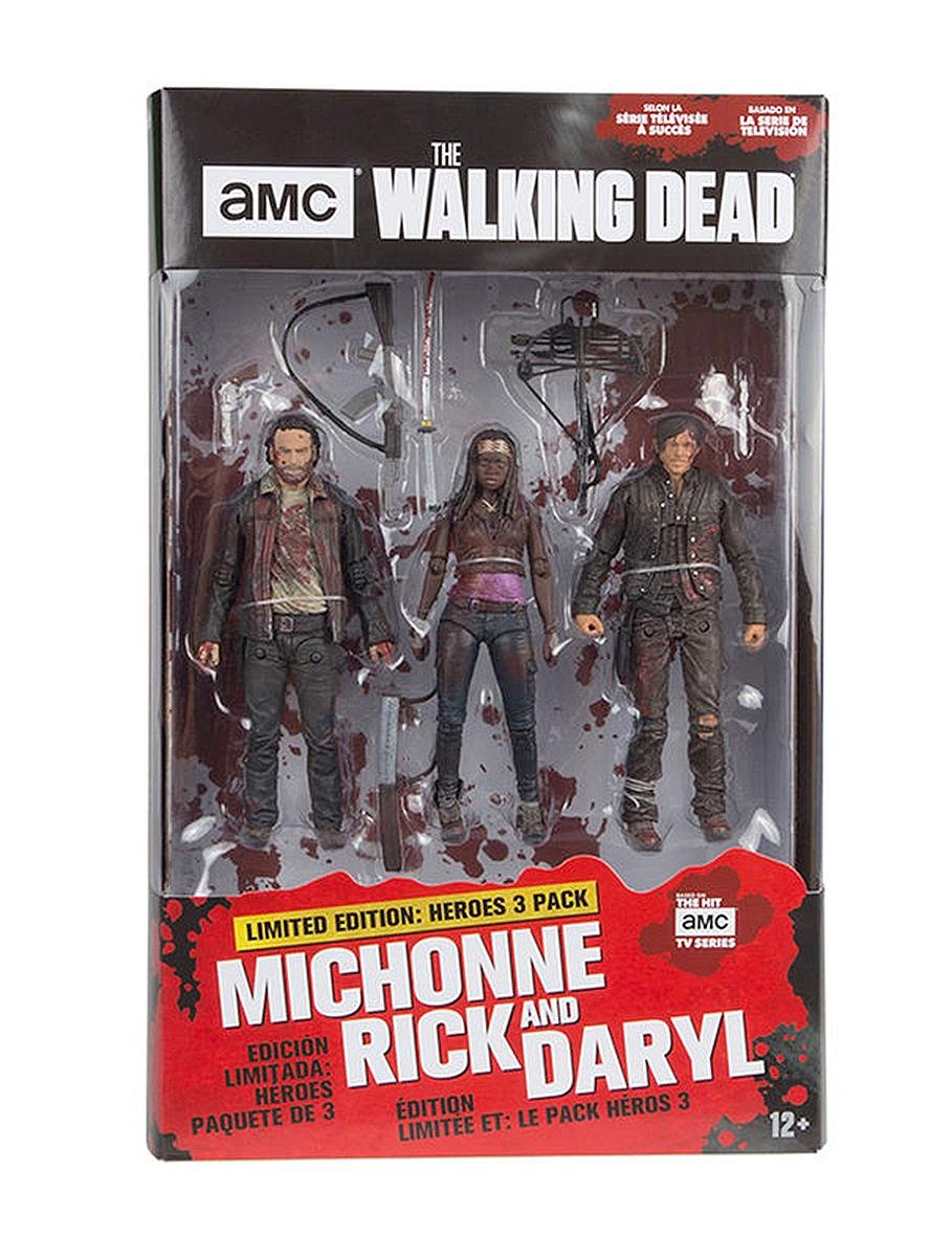 The Walking Dead 14523 Rick, Daryl & Michonne TV Hero Figure