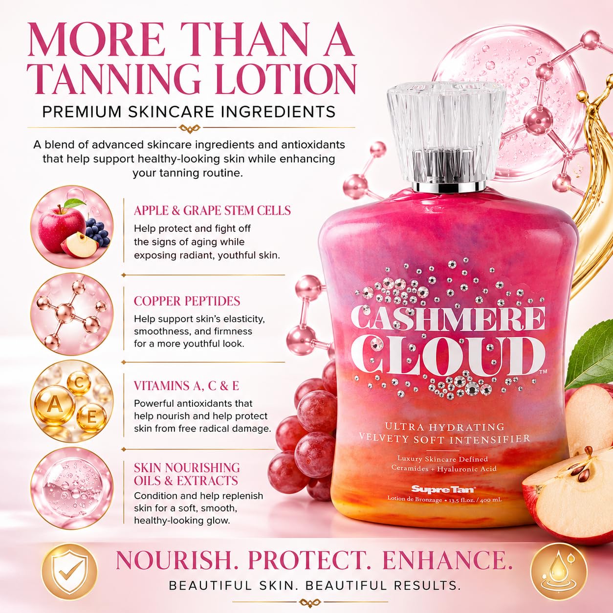 Cashmere Cloud Intensifier Velvety Soft Intensifier featuring Melanobronze 13.5oz