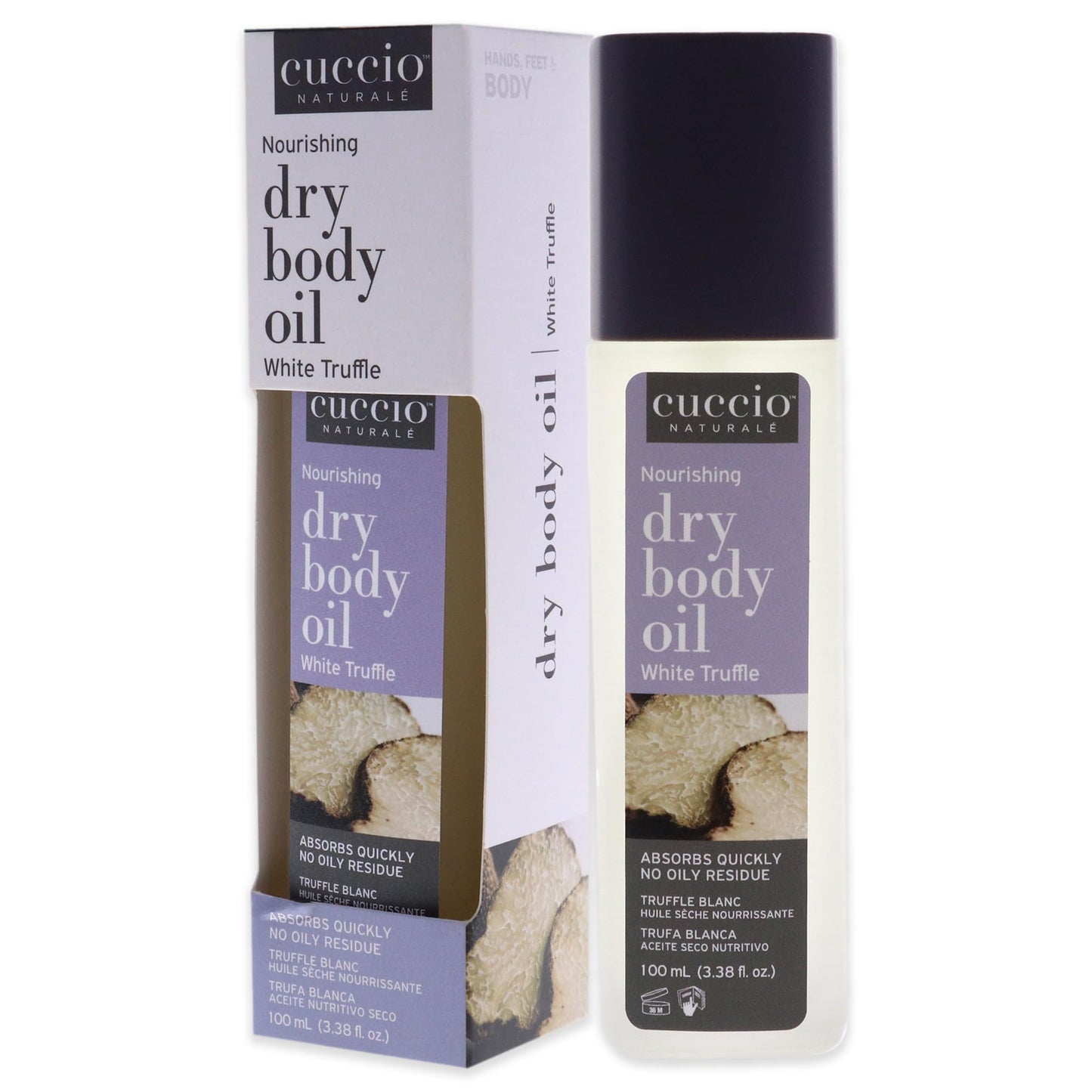 C U C C I O Nourishing Dry Body Oil - White Truffle Naturale for Unisex - 3.38 oz Oil