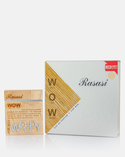 RASASI Wow Woody for Men EDP - Eau de Parfum 60 ML (2 oz) | Fruity Scents | Stars Notes of Grapefruit, Tangerine & Musk | Great Gift I Beauty & Personal Care RASASI