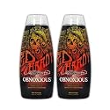 Lot 2 Ed Hardy Obnoxious Indoor Tanning Lotion Accelerator Bronzer Dark Tan Bed