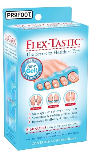 Profoot Care Flex Tastic Gel Toe Relaxers - 2 Ea (3-pack) Beauty & Personal Care PROFOOT
