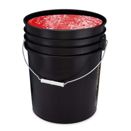 Handy Art UV Neon Event Paint, Red, 5 Gallon Bucket, Blacklight Glow Paint for Parties, Raves, Festivals, Splash Painting, Washable Easy Clean Up