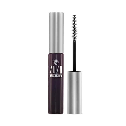 ZUZU LUXE Luxe Mascara (Espresso), Water resistant, Natural, Paraben Free, Vegan, Gluten-free, Cruelty-free, Non GMO, Adds volume to lashes, Vitamin