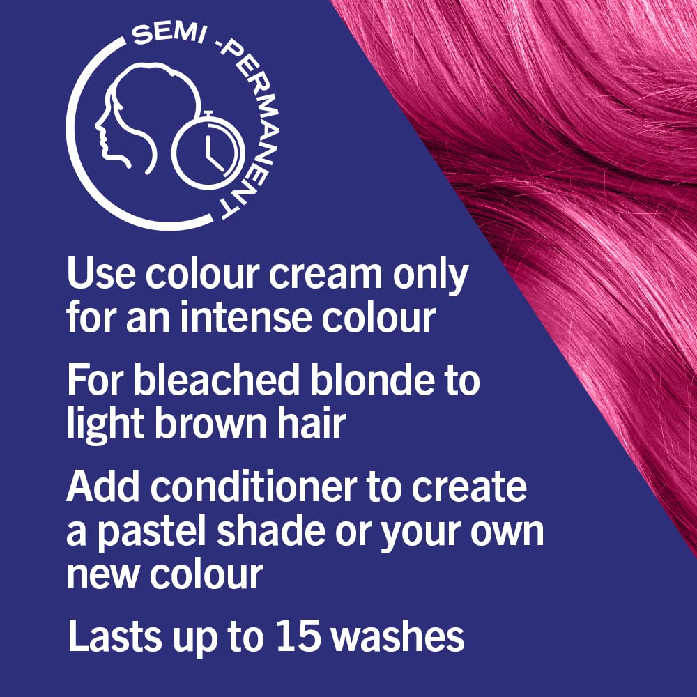 Schwarzkopf Live Color Xxl Ultra Brights 93 Shocking Pink Semi-Permanent Pink Hair Dye