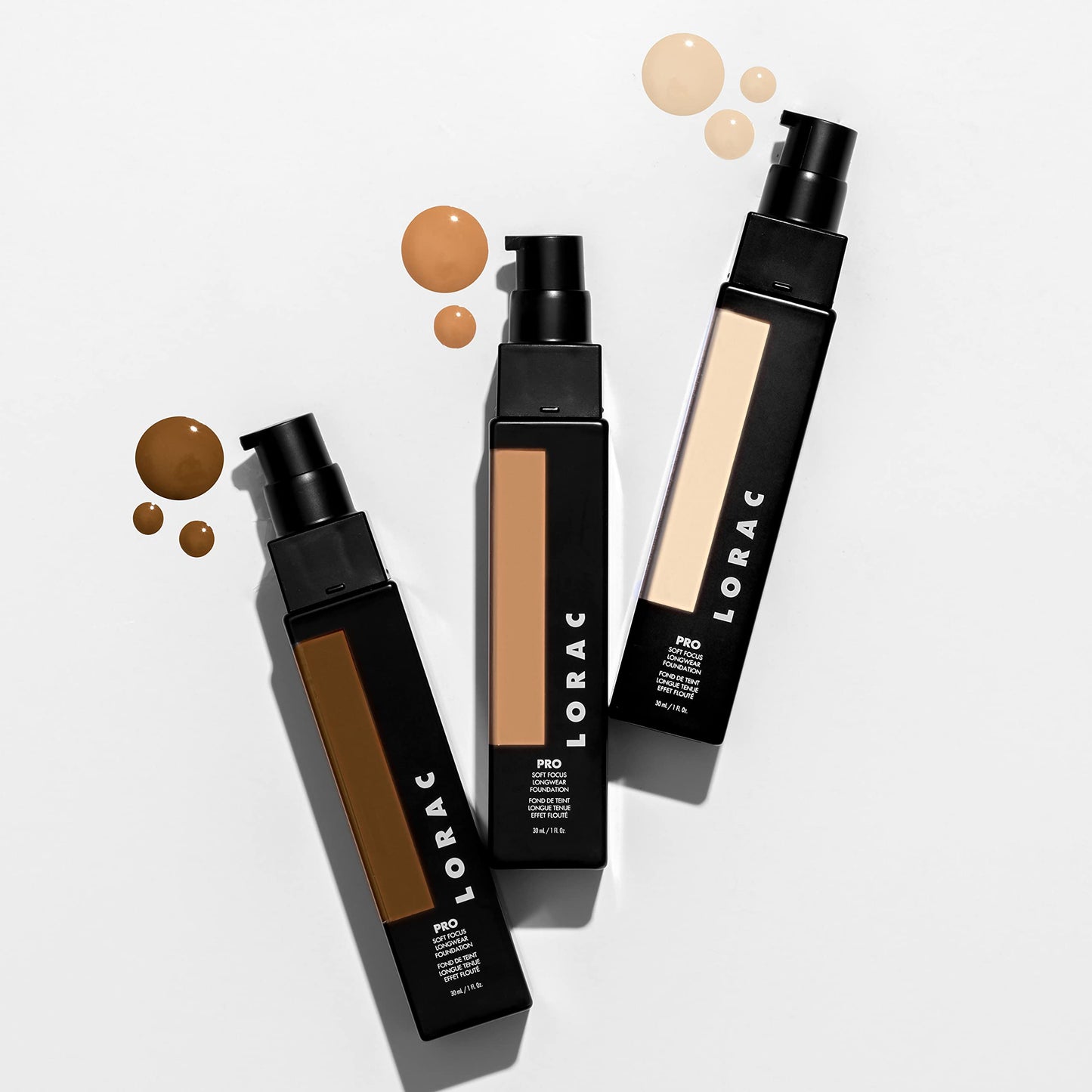 LORAC PRO Soft Focus Longwear Foundation, Shade 9 | Full Coverage | Lightweight | Water-Resistant | Oil-Free