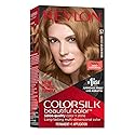 Revlon ColorSilk Beautiful Color Permanent Hair Color, 57 Lightest Golden Brown 1 Each (Pack of 6)