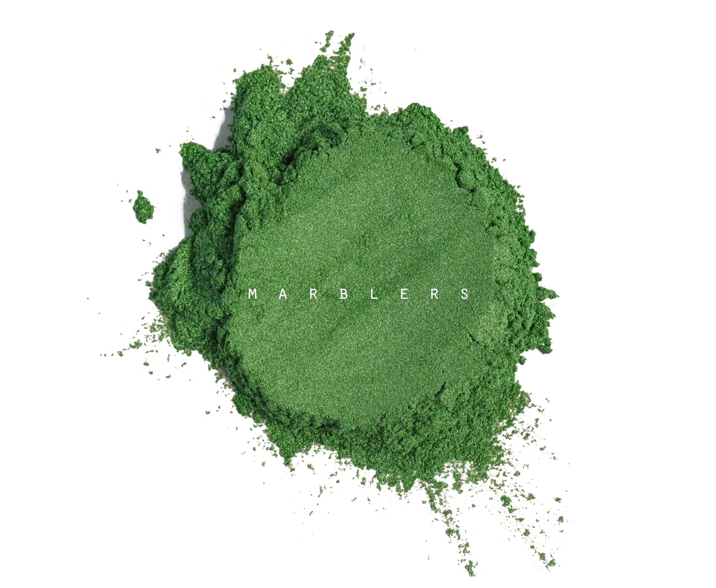 MARBLERS Fine Synthetic Mica Powder [Wizard Green] 0.11oz (3g) | Highly Pigmented | Non-Toxic, Vegan, Cruelty-Free | Lip Gloss, Lipstick, Bath Bomb