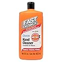 Fast Orange 25122 Pumice Lotion, Heavy Duty Hand Cleaner, Natural Citrus Scent, Waterless Cleaner For Mechanics, Strong Grease Fighter, 15 oz