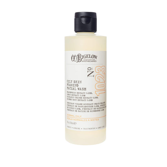 C.O. Bigelow Face Care Collection, Foaming Facial Wash for Oily Skin, Facial Cleanser, Face Wash with Grapefruit, Ginger Root, Made in the USA, 8 fl