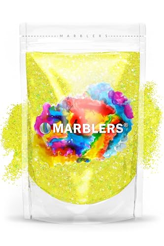MARBLERS Holographic Glitter [Rainbow Yellow] 3oz (85g) | Fine | Non-Toxic, Vegan, Cruelty-Free | Face, Body, Eyeshadow, Hair, Festival, Party Makeup