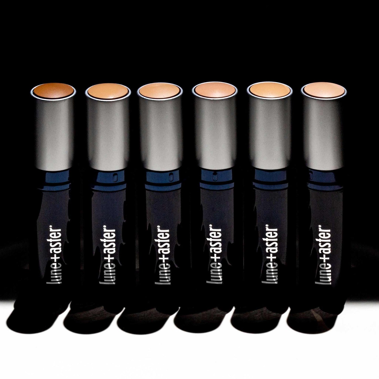 Lune+Aster Dawn To Dusk Foundation Stick | Mess-Free, Lightweight Formula, Medium To Full Coverage - Medium Deep, 1.0 Oz