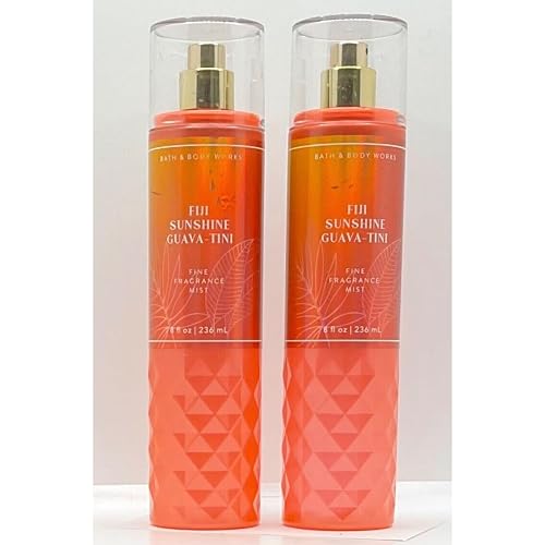 Bath & Body Works Fragrance Mist 2-Pack 8oz Each (Fiji Sunshine Guavatini)