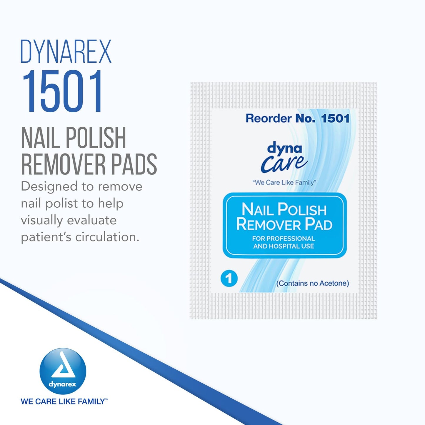 Dynarex Nail Polish Remover Pads, 100-Count (Pack of 2) Beauty & Personal Care Dynarex