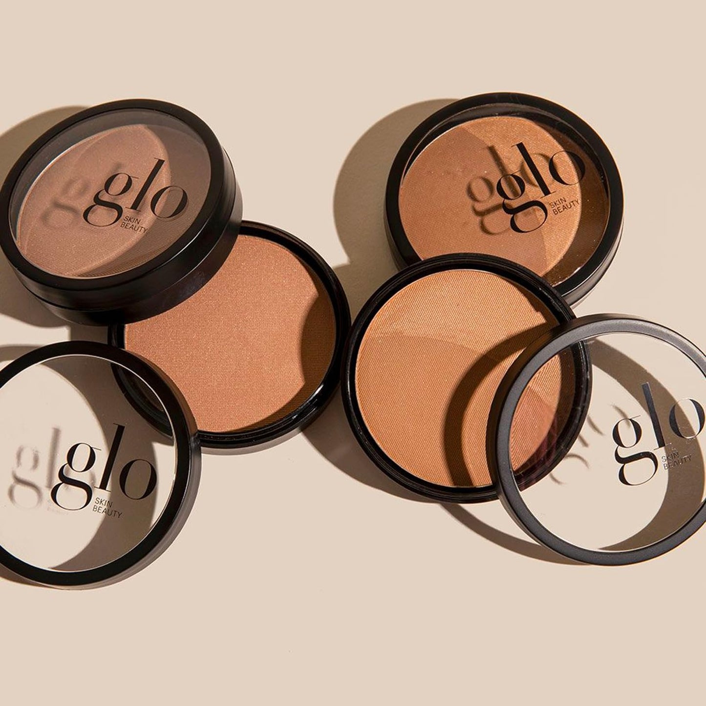 Glo Skin Beauty Bronze - Natural Mineral Pressed Powder Bronzer for Face for a Sun-Kissed Glow, Lightweight Makeup Infused with Antioxidants
