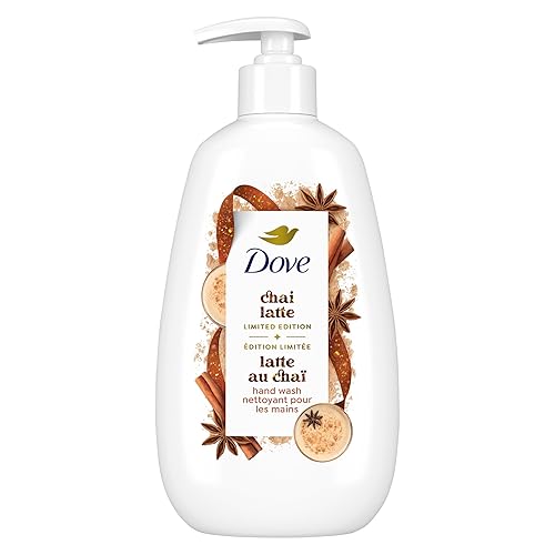 Dove Limited Edition Holiday Treats Liquid Hand Wash for Deep Nourishment Spiced Chai Latte 12 oz