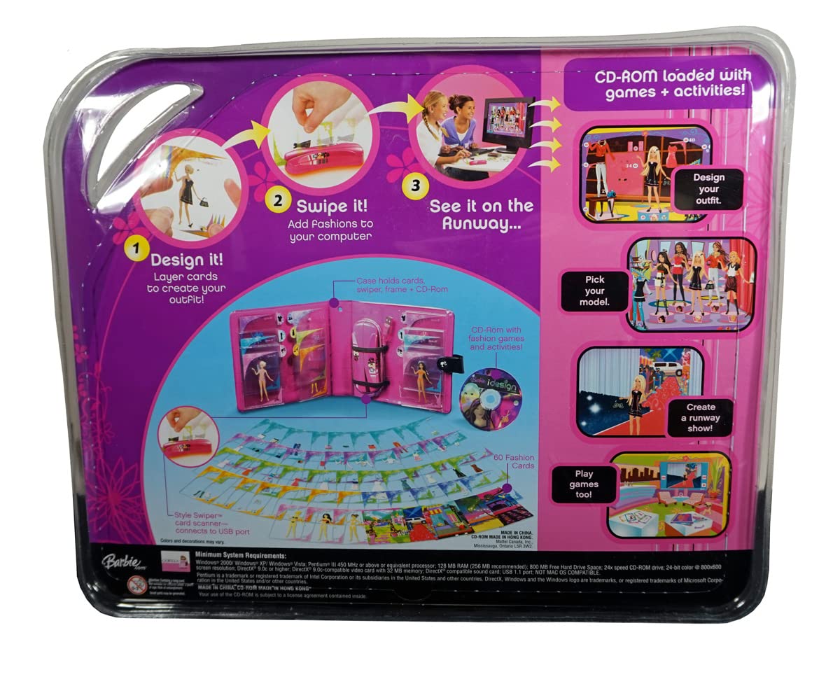 Barbie iDesign Ultimate Stylist Cards and CD-ROM