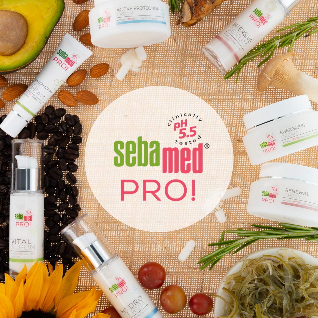 Sebamed PRO! Vital Serum - Probiotic Care Complex with Hyaluronic Acid and Bengali Coffee Leaf Extract - Prevents Wrinkle Formation and Supports Beauty & Personal Care SEBAMED