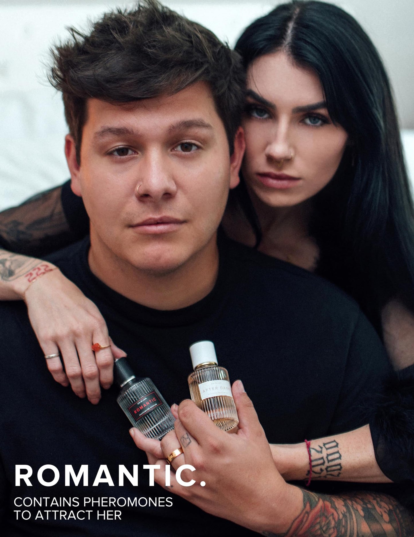 Eye of Love Romantic Pheromone Cologne for Men - Sandalwood Mint Perfume with Lemongrass & Vanilla - Long Lasting Plant-Based Fragrances for Date