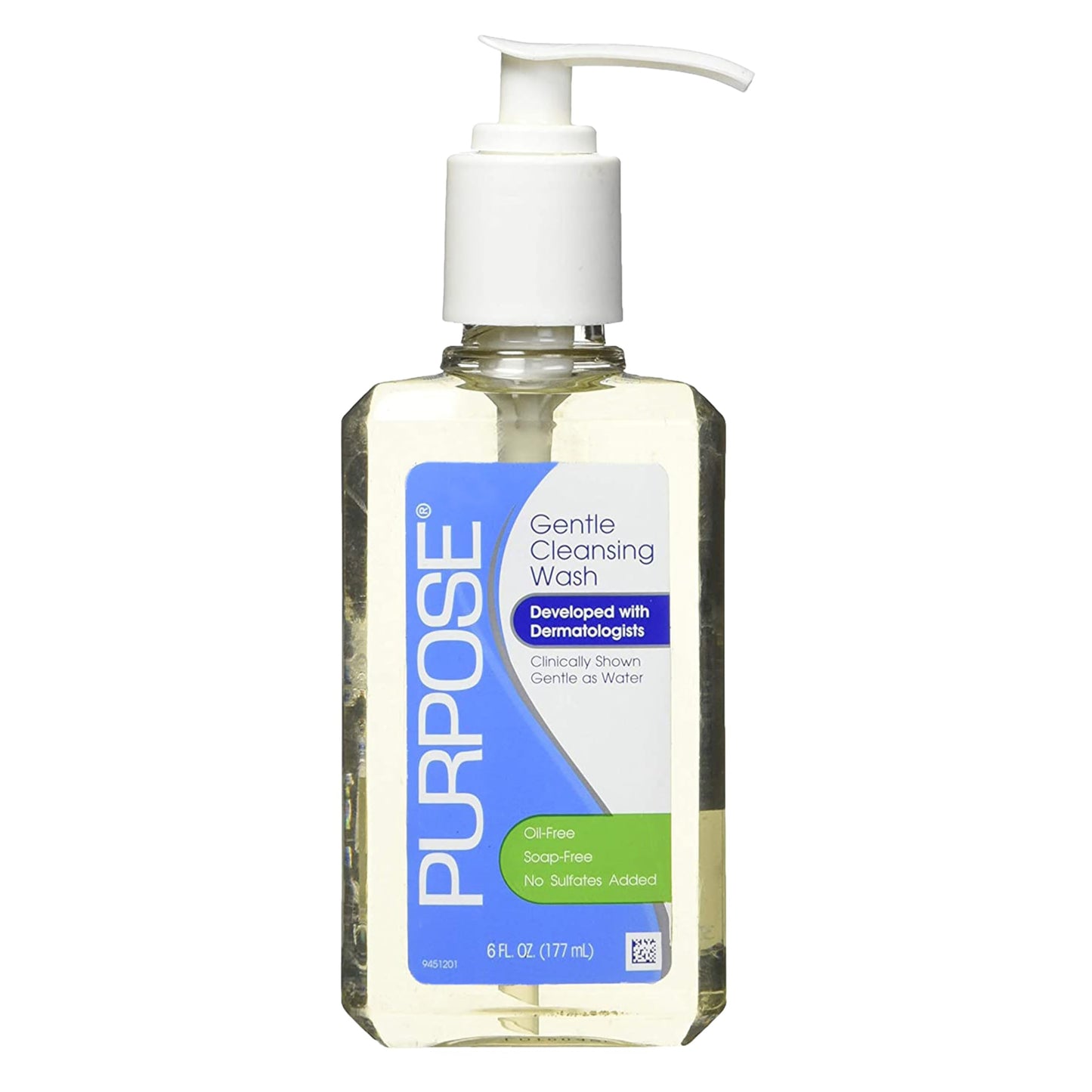 Purpose Gentle Cleansing Wash For All Skin Types, Gentle As Soap, Removes Dirt, Oil, and Makeup Without Over-Drying, Pump Bottle, 6 Fluid Ounce Beauty and Personal Care Purpose