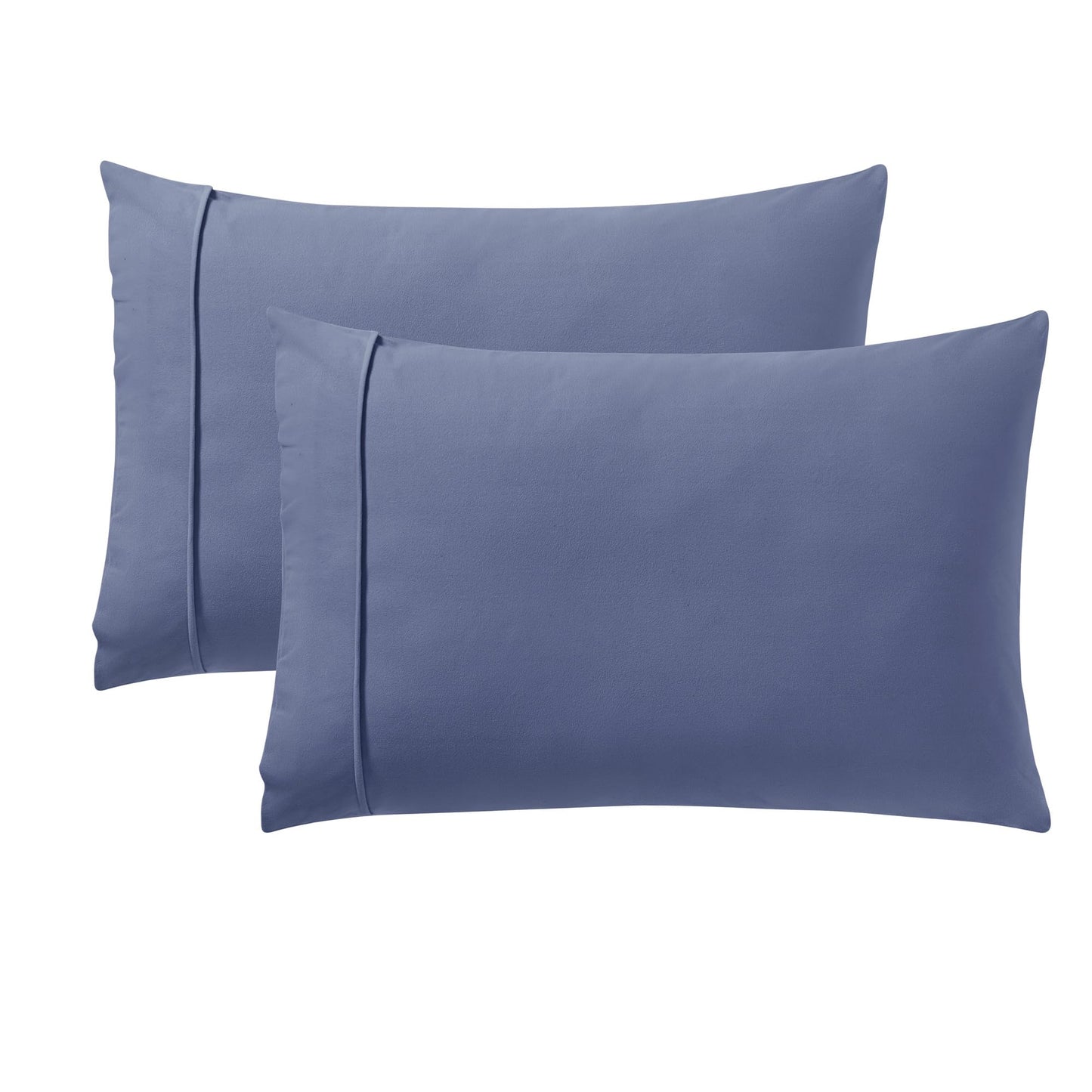 Flannel Pillowcases Standard Set of 2 - Ultra Soft Flannel Pillowcases Set Cozy & Breathable Pillow Cases Queen Size Set of 2 - Heavyweight & Durable,