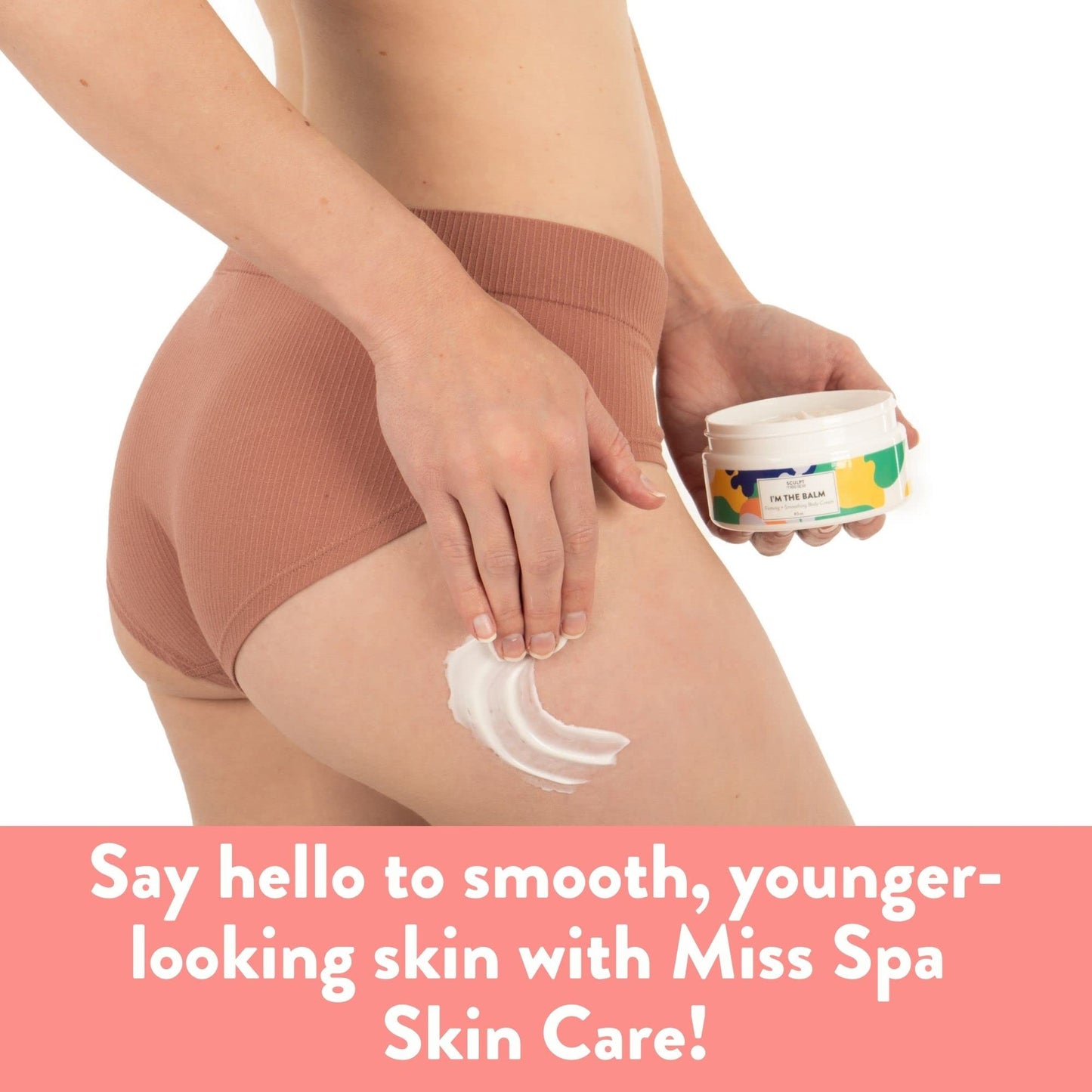 MISS SPA Firming Smoothing Body Cream, Hydrating Body Balm, Help to Naturally Tighten Firm Skin, Moisturizing Cream, Body Cream for Women